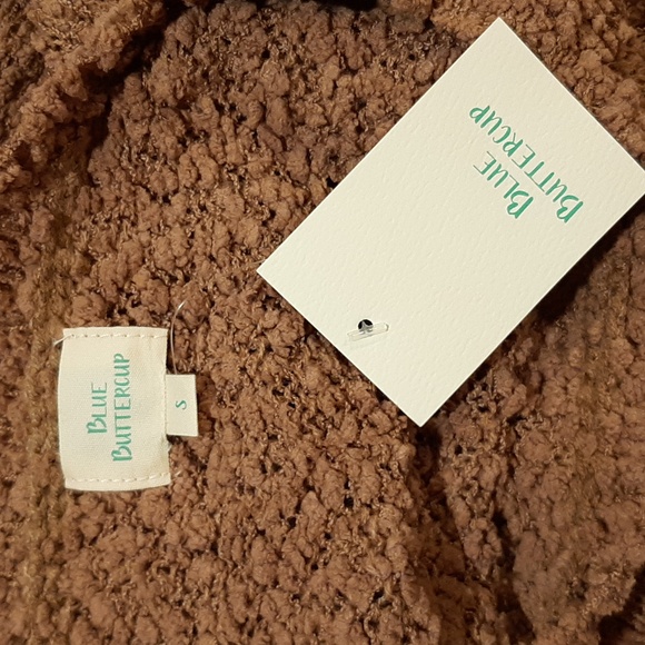 🥀NWT Blue Buttercup Brown Popcorn Long-Sleeve Sweater (S/M/L)🥀 - Picture 6 of 7